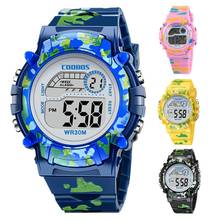 Colorful Luminous Waterproof Children Watch LED Digital Sports Watch Silicone Watch Children Leisure Watch Gift Hot Sale 2024 - buy cheap