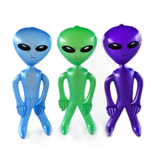 ET 90cm / 170cm PVC Alien Inflatable Green Doll Adult Child Toy Halloween Horror Christmas Birthday Party Props 2024 - buy cheap