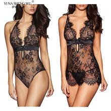 Lace Sex Costumes Transparent Lingerie Sexy Hot Erotic Underwear Women Backless Babydoll Nightdress Sexy Lingerie Sex Clothes 2024 - buy cheap
