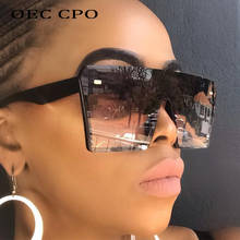 OEC CPO Women Rimless Sunglasses Fashion Square Grey Gradient Lens Sun Glasses For Women Brand Vintage Ladies Eyewear O40 2024 - buy cheap