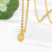 Gold Silver Color Pineapple Necklace For Women Girls Lover's  Long Chain Pendant Necklaces Engagement Boho Jewelry Birthday Gift 2024 - buy cheap