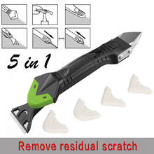 5 IN 1 Scraper Caulk Remover Smoother Tool Silicone Remover Caulk Finisher Sealant Stainless Steel Smooth Scraper Grout Kit Tool 2024 - buy cheap