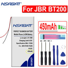 HSABAT-batería para reloj inteligente JBR BT200 FS258, auriculares, MP3, MP4, MP5, GPS, DVR, altavoz, 450mAh, 611235, 601235 2024 - compra barato