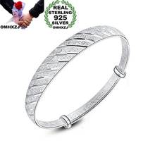 OMHXZJ-pulsera de plata de ley 925 con forma de meteorito, brazalete ajustable, regalo para mujer y Niña 2024 - compra barato