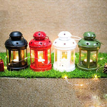 Iron Candleholder Hollow Out Star Candlestick Christmas Desktop Ornament Home Office Decoration 2024 - купить недорого