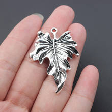 3pcs/lot Tibetan Silver Color Leaves Charms flower Pendants for Earring Necklace Jewelry Making DIY Handmade Craft Accessories 2024 - buy cheap