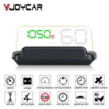 Universal Car HUD Mirror GPS Digital Speedometer LED Projector Overspeed Alarm Voltage Driving Direction A100S Head Up Display 2024 - compre barato