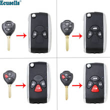 2/3/4 buttons Modified flip Remote key shell case fob for TOYOTA Avalon Corolla Camry Prius RAV4 Auris Hilux Land Cruiser TOY43 2024 - buy cheap