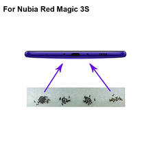 2 шт./лот, винты для док-станции Nubia Red Magic 3 S NX629J, корпус винта для винтов ZTE Nubia RedMagic 3 s NX 629J 2024 - купить недорого