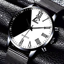 Mens Watches Top Brand Luxury Simple Stainless Steel Mesh Belt Quartz Wrist Watch Men Business Casual Watch Relogio Masculino 2024 - buy cheap