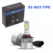 Faro LED S2 COB para coche, Luz antiniebla DE TRABAJO, superbrillante, 9012/HIR2, 72W, 8000LM, para SUV y camión, 2 unids/set por juego 2024 - compra barato