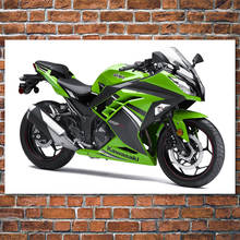 Superbike Kawasaki Ninja 300 edición especial de motocicletas, Póster Artístico de pared, lienzo impreso, pinturas enmarcadas DIY para decoración de habitación 2024 - compra barato