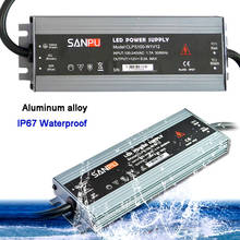 Lighting transformer IP67 AC110V-240V to DC12V 24V Power Supply Adapter 45W/60W/100W/120W/150W/200W/250W/300W 2024 - buy cheap