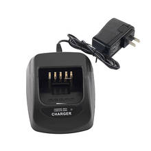 KSC-32 rádio carregador rápido eua plug walkie talkie carregador base adaptador compatível com kenwood KNB-31 KNB-32 TK-2180 TK-318 2024 - compre barato