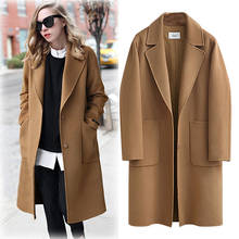 Autumn Winter Coat Women 2020 Casual Thick Plus Size Long Sleeve Jackets Female Vintage Loose Warm Wool Coat Casaco Feminino 5XL 2024 - buy cheap