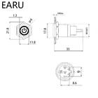 16mm Waterproof Metal Push Button Switch LED Light Oxide Black Momentary Latching Car Engine PC Power Switch Red Blue Green 12V - compare prices 16mm Waterproof Metal Push Button Switch LED Light Oxide Black Momentary Latching Car Engine PC Power Switch Red Blue Green 12V - compare prices