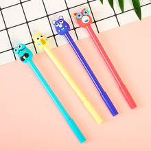 24 pcs Creative cartoon eyes animal anime Sesame Street gel pen Student black 0.5mm pens for school canetas atacado 2024 - buy cheap