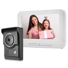 SmartYIBA-videoportero con Monitor de 7 pulgadas, timbre de puerta con cable, vídeo Visual, intercomunicador de entrada, Kit de cámara para seguridad del hogar 2024 - compra barato