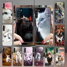 Cat Dog Beautiful Cute Phone case For Xiaomi Redmi Note 7 7A 8 8T 9 9A 9S 10 K30 Pro Ultra black 3D waterproof trend back 2024 - buy cheap