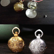 Stainless Steel Oblate Pills Holder Box Storage Bottle Container Case Pendant 2024 - buy cheap