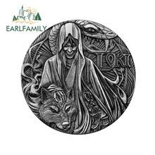 EARLFAMILY 13cm x 12.9cm Mythological Masked Sculpture Car Stickers Motorcycle Cartoon Scratch-Proof Decal for Trunk Windshield 2024 - buy cheap