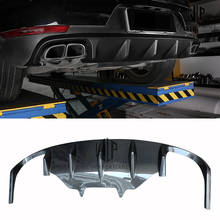 High Quality Carbon Fiber Rear Bumper Diffuser Car Styling for Porsche Macan Car Body Kit 2014-2016 2024 - buy cheap