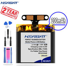 New Arrival [ HSABAT ] 200mAh SP301618AE Replacement Battery for Pebble Time Round Watch 2024 - buy cheap