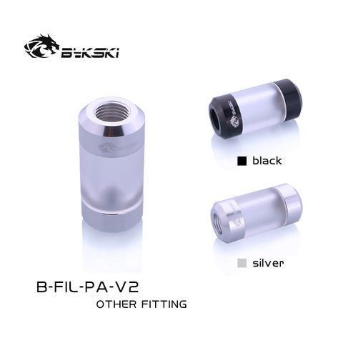 Bykski Water Cooling Filter Fitting B-FIL-PA-V2 Silver 