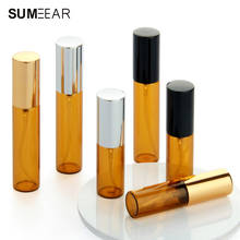 20pcs 5ml 10ml Amber Spray Bottle Mini Refillable Container Empty Atomizer Perfume Bottles Scent Pump Cosmetic Containers 2024 - buy cheap
