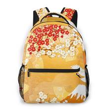 Mochila feminina com uso múltiplo mochilas femininas bonito japão quimono feminino saco de escola meninas bolsa de viagem 2024 - compre barato