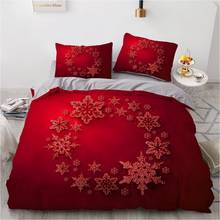 3D Christmas Design Bedding Set Duvet Cover Set Comforter Bed Linen Full King Queen Double Single Size Home Textile 2024 - buy cheap