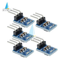 Módulo de fuente de alimentación reductor AMS1117 LDO 800MA, convertidor Buck, 5 unids/lote, 5V a 3,3 V, DC-DC 2024 - compra barato