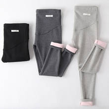 Winter Velvet Pants For Pregnant Women Maternity Leggings Warm Clothes Thickening Pregnancy Trousers 2024 - buy cheap