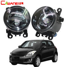 Cawanerl For 2005-2015 Suzuki Swift MZ EZ Hatchback Car Styling Front Fog Light Lampshade + H11 LED / Halogen Lamp DRL 12V 2024 - buy cheap