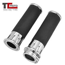 Motorcycle CNC Handle 1" 25mm Handlebar Hand Grips For Harley Sportster Iron XL 883 1200 X R VRSC 48 Softail Touring Dyna 2024 - buy cheap