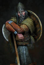 Фигурка из смолы 1/10 старинных викингов, модель груди, нераскрашенная фигура, Строительный набор 2024 - купить недорого