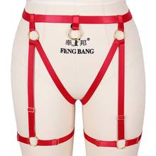 Sexy Harajuku Elastic Harness BDSM Garter Belts Punk Gothic Leg Straps Lingerie Erotic Suspenders Bondage Waist To Thigh Belt 2024 - buy cheap