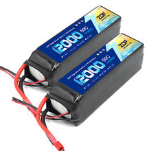 ZDF 2pcs 3S 11.1V 12000mAh 50C/100C LiPo Battery for airplane Aerial multi - axis 1:8 1/8 RC Car four drive off-road RC Car Boat 2024 - buy cheap