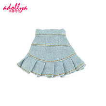 Аксессуары для кукол Adollya BJD джинсовая синяя юбка любимые юбки для кукол для девочек подходит для кукол 1/6 BJD 2024 - купить недорого