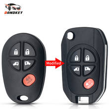 Dandkey 3/4/5/6 Buttons Replacement Flip Key Case For Toyota Sienna Highlander Sequoia Avalon 2004 2016 Remote Control Key Shell 2024 - buy cheap