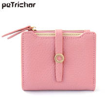 Brand Designer Small Wallet for Women 2020 PU Leather Coin Purse Card Holder High Quality Short Ladies Slim Wallets Female 2024 - buy cheap
