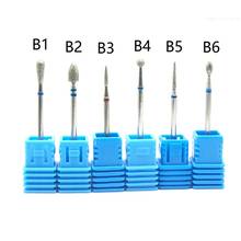 KIMAXCOLA 6kinds Diamond Nail Drill Bit Rotary Burr Cuticle Clean Electric Bits Manicure Drill Accessories Nail Mills Hot Sell 2024 - buy cheap