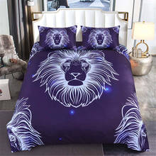 Простое модное стеганое одеяло с фламинго, покрывало для постельного белья с рисунком животных, Льва, король, королева, постельное белье 2024 - купить недорого