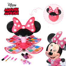 Disney-conjunto de maquillaje de Minnie Mouse para niñas, juguetes de Disney, princesa Frozen, Anna, Elsa, modelo de joyería 2024 - compra barato