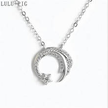 LULU-PIG  New Original 925 Silver  Slip Falling Meteor micro-inlaid Necklace Meteor Garden Fashion Trend Jewelry N0201 2024 - buy cheap