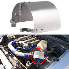 Stainless Steel Chrome Racing Car Cold Air Intake Cone Sport Air Filter Cover Heat Shield For 2.5 '' -5 "Neck Air Filter Cover 2024 - buy cheap