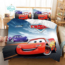 New Red Lightning McQueen Cars Bedding Set Single Queen King Size Boy's Duvet Cover Child Bedroom Decor 2024 - buy cheap
