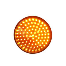 Señal de tráfico LED amarilla de 200mm, luz de tráfico, DC12V o DC24V 2024 - compra barato