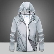 Куртка женская/мужская водонепроницаемая, ветровка с защитой от ультрафиолета и солнца, быстросохнущая, ультратонкая, для походов, путешествий, прогулок, X614D 2024 - купить недорого