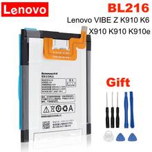 Lenovo Original Battery BL216 3050mAh For Lenovo VIBE Z K910 K6 X910 K910 K910E BL 216 BL-216 High Quality Replacement Battery 2024 - buy cheap